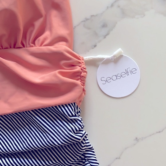 Seaselfie Halter Deep V-neck One Piece Swimwear - Picture 6 of 9